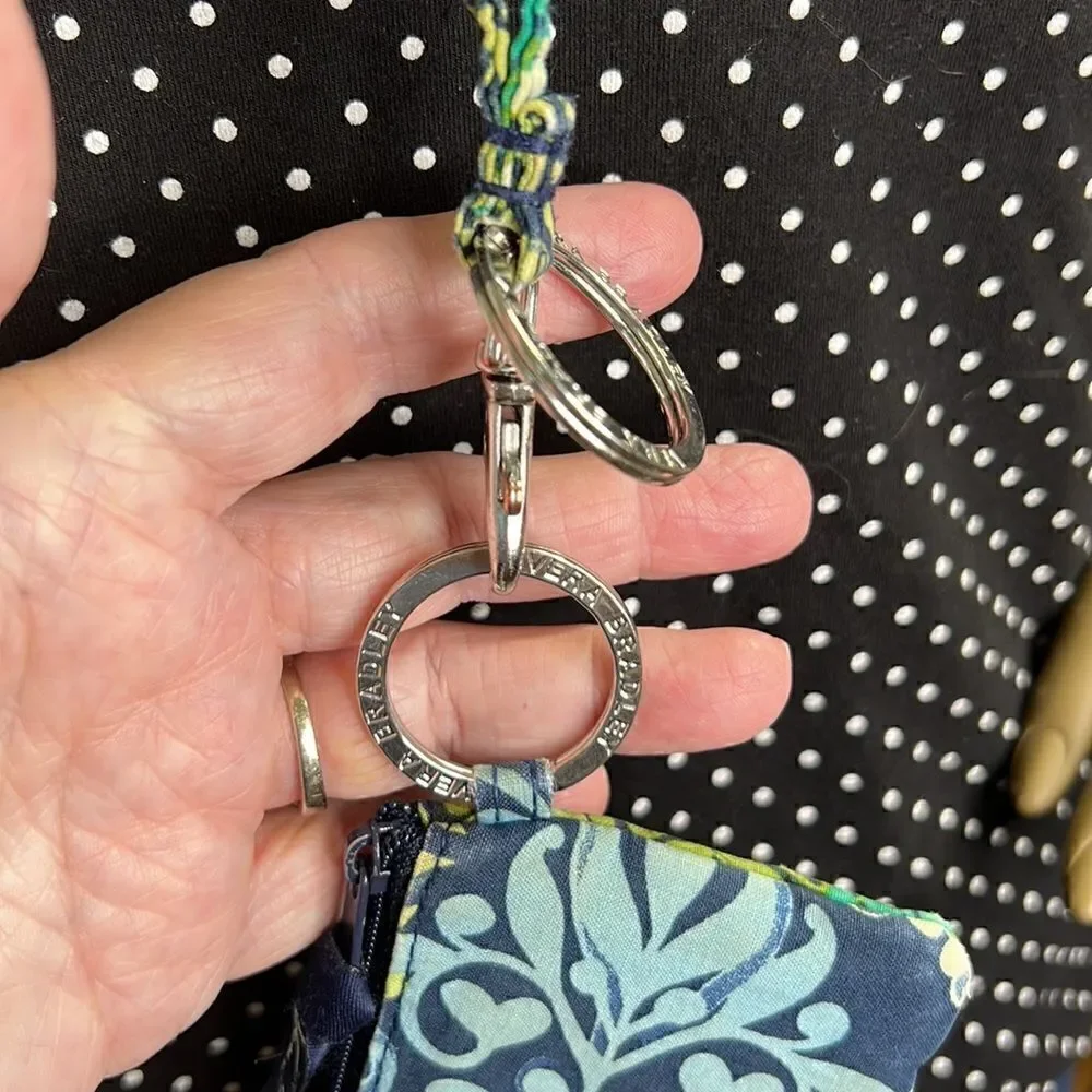 Vera Bradley Blue Rhapsody ID & Lanyard